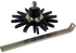 Fingerhackelement schwarz, 250 mm komplett mit Stiel 10 x 30 mm K.U.L.T. K.FH 10612R K.U.L.T.