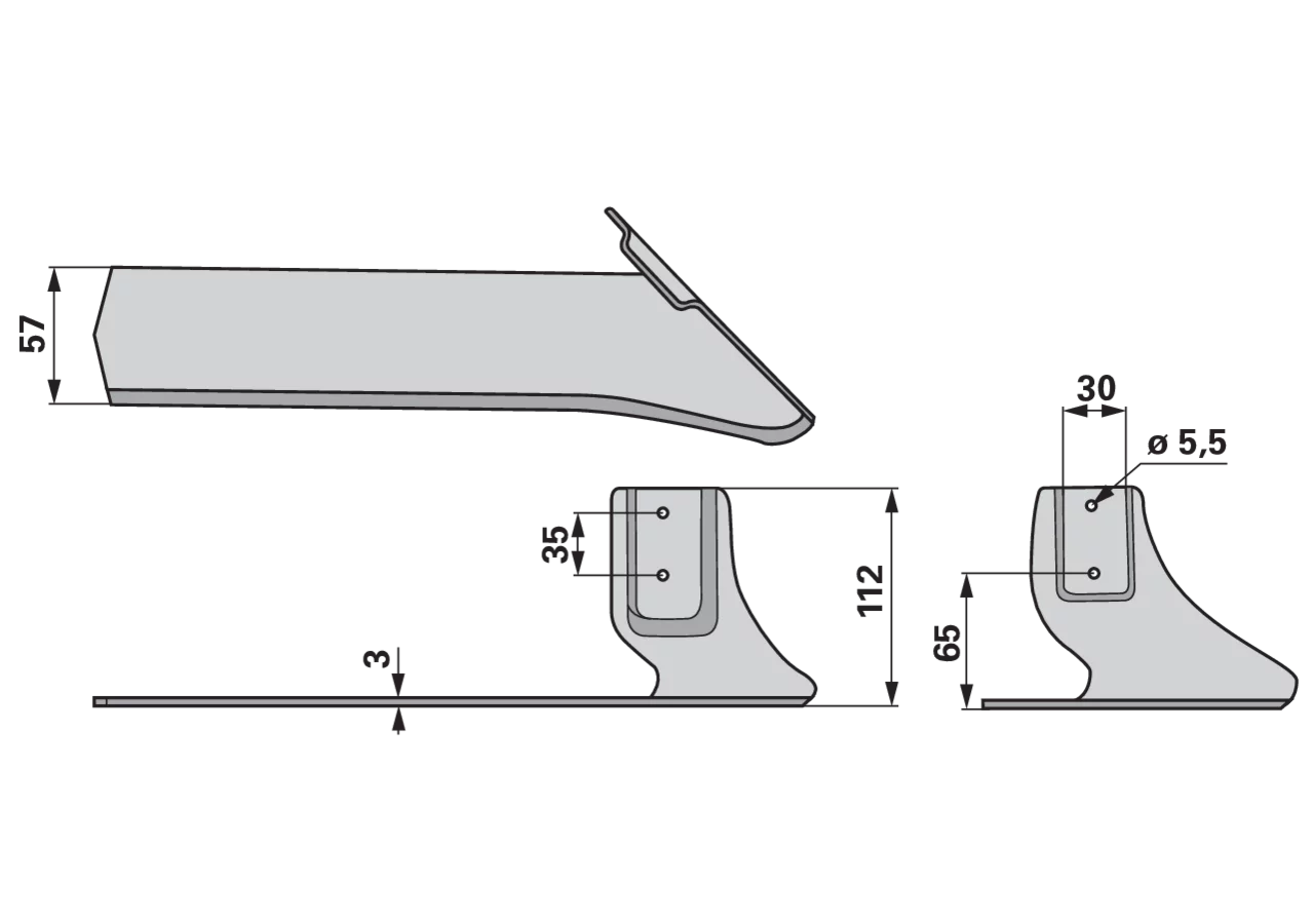 Winkelmesser rechts, 180 mm GartenShop24