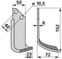 Bogenmesser rechts anstelle von BCS 42305 GartenShop24 - Hochwertige Gartengeräte