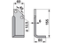 Winkelmesser rechts 60 x 6, Höhe 155 mm, Breite 60 mm, Lochabstand 40 mm GartenShop24 - Hochwertige Gartengeräte