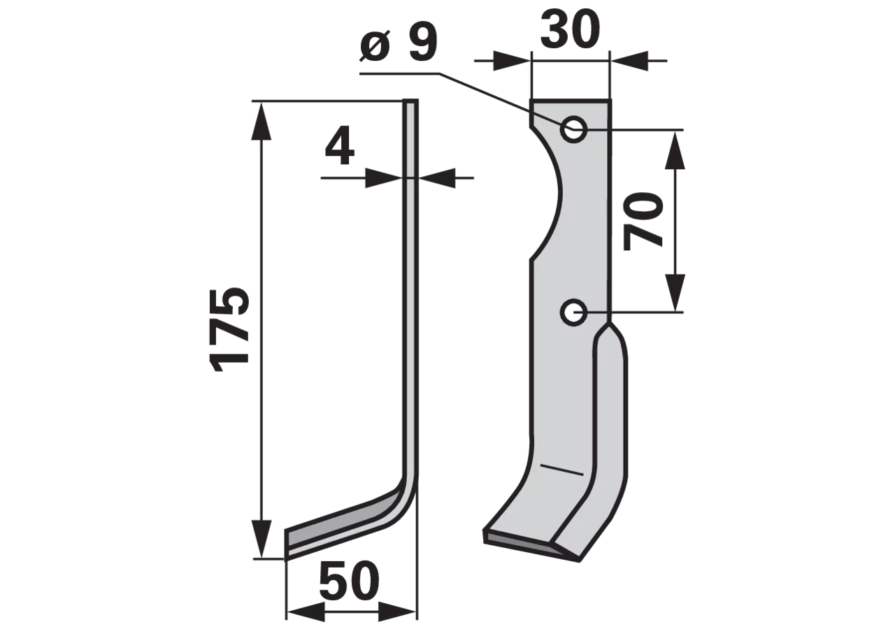 Winkelmesser links anstelle von Agria 17548 GartenShop24 - Hochwertige Gartengeräte
