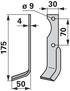 Winkelmesser links anstelle von Agria 17548 GartenShop24 - Hochwertige Gartengeräte
