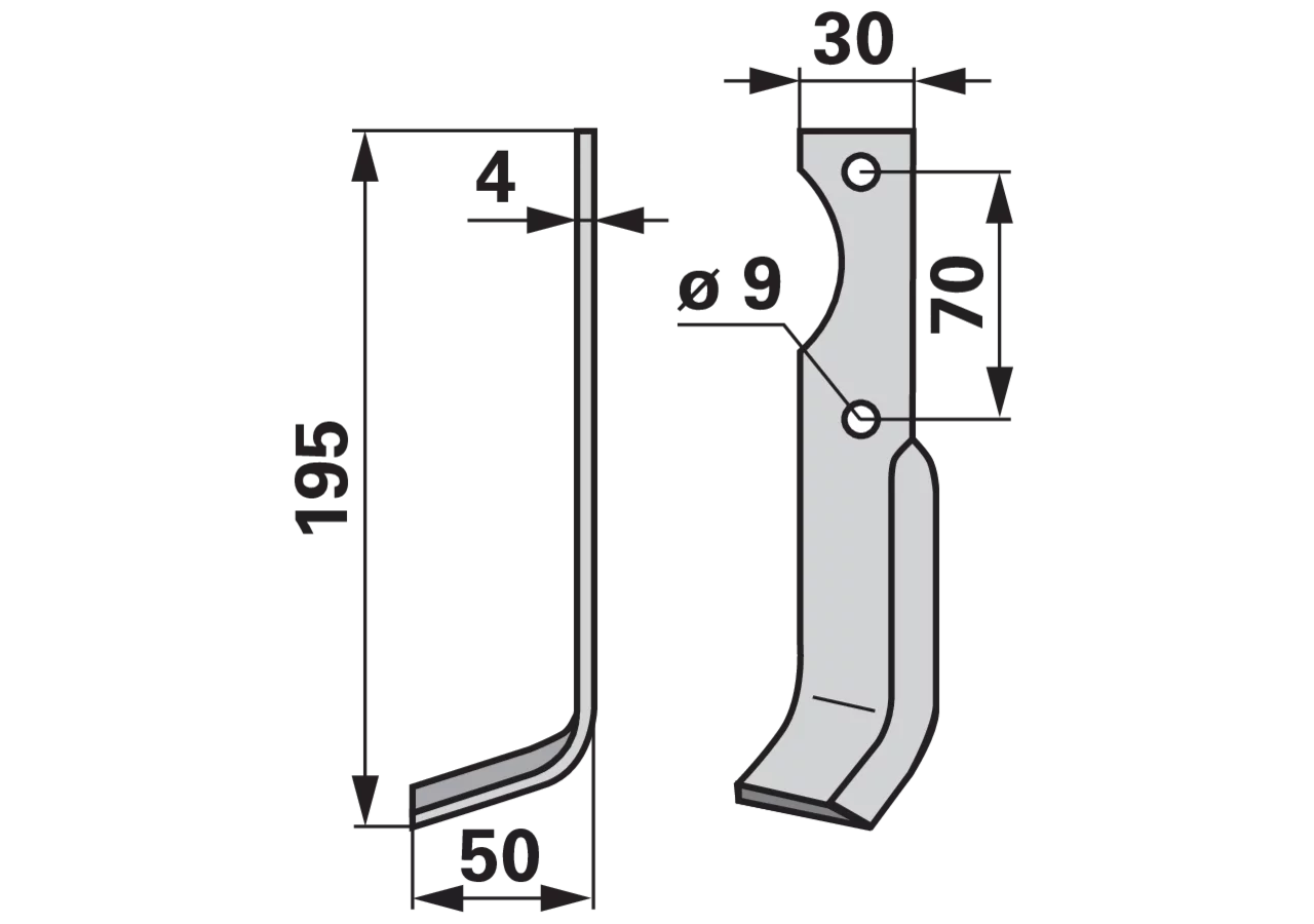 Winkelmesser links anstelle von Agria 125021098 GartenShop24 - Hochwertige Gartengeräte