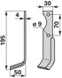 Winkelmesser links anstelle von Agria 125021098 GartenShop24 - Hochwertige Gartengeräte
