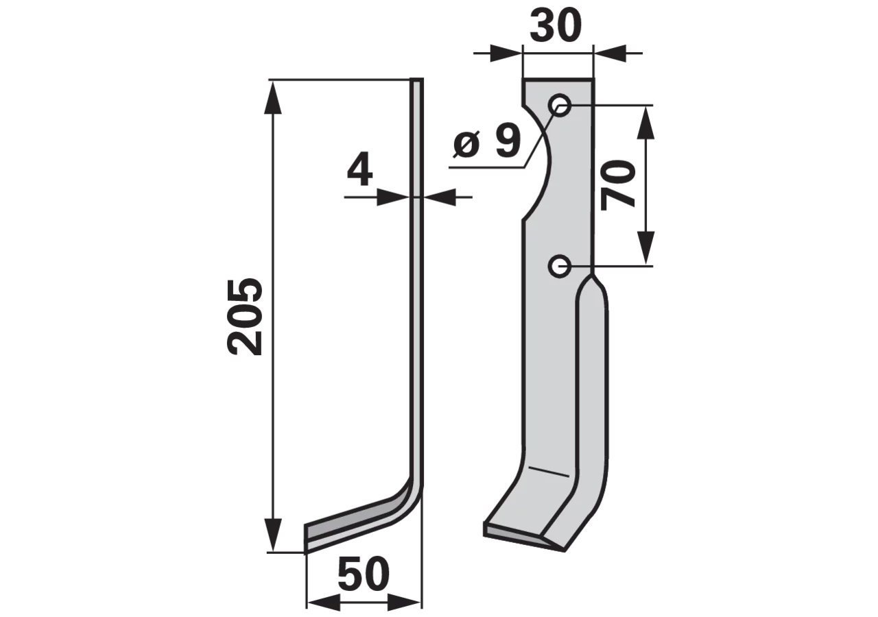 Winkelmesser links anstelle von Agria 125017222 GartenShop24 - Hochwertige Gartengeräte