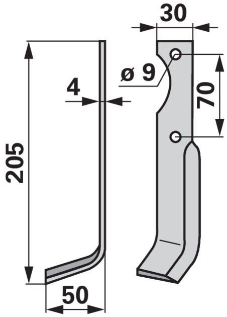 Winkelmesser links anstelle von Agria 125017222 GartenShop24 - Hochwertige Gartengeräte