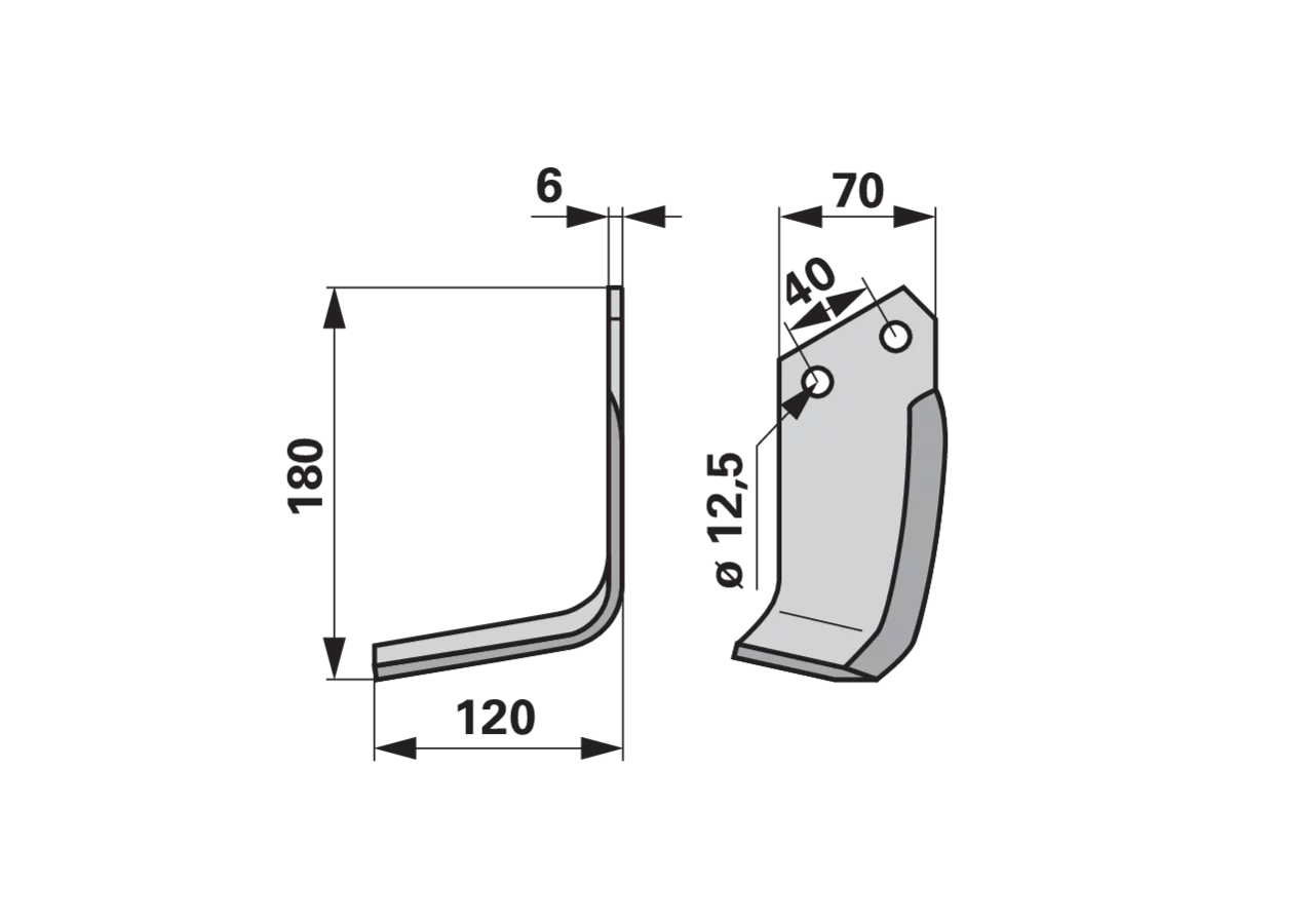 Winkelmesser links anstelle von Breviglieri 10303 GartenShop24 - Hochwertige Gartengeräte