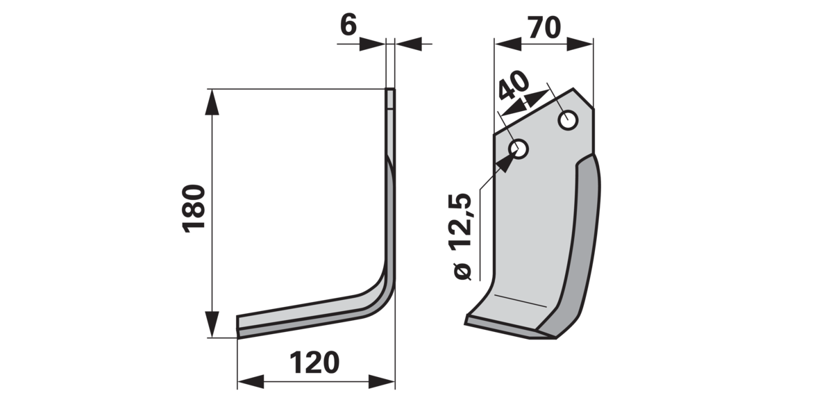 Winkelmesser links anstelle von Breviglieri 10303 GartenShop24 - Hochwertige Gartengeräte