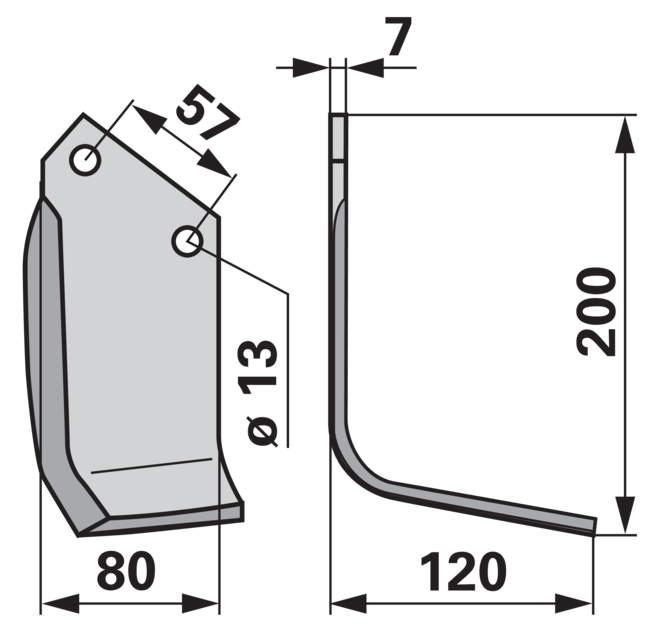 Winkelmesser rechts anstelle von Breviglieri 20439 GartenShop24 - Hochwertige Gartengeräte