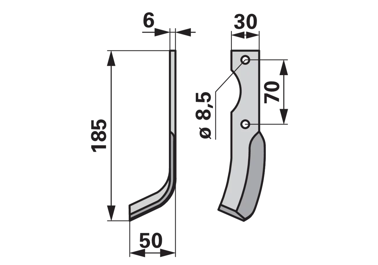 Winkelmesser links anstelle von Breviglieri 11076 GartenShop24 - Hochwertige Gartengeräte