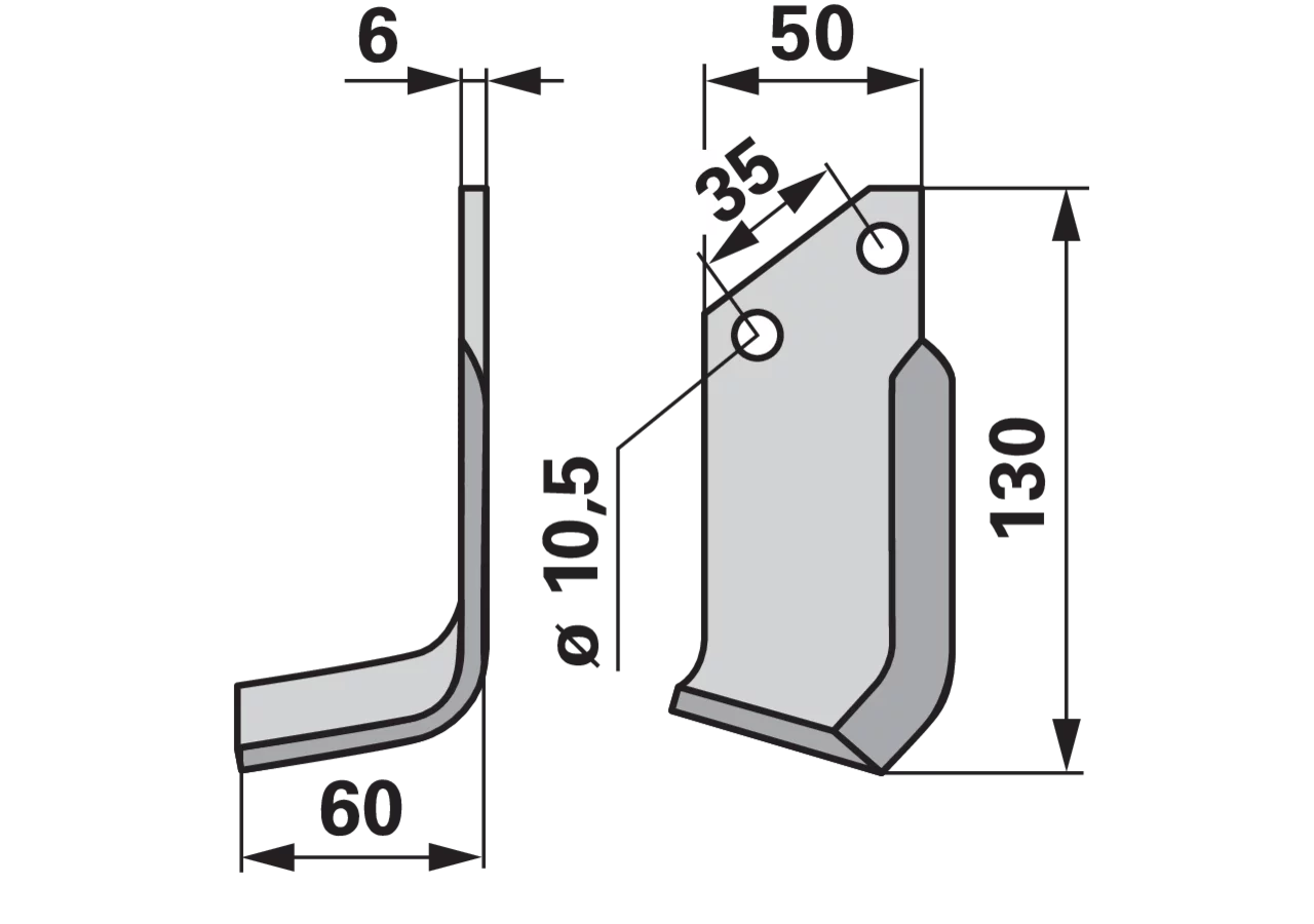 Winkelmesser links anstelle von Breviglieri 83000443 GartenShop24 - Hochwertige Gartengeräte