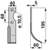 Bogenmesser rechts anstelle von Benassi RL319 GartenShop24 - Hochwertige Gartengeräte