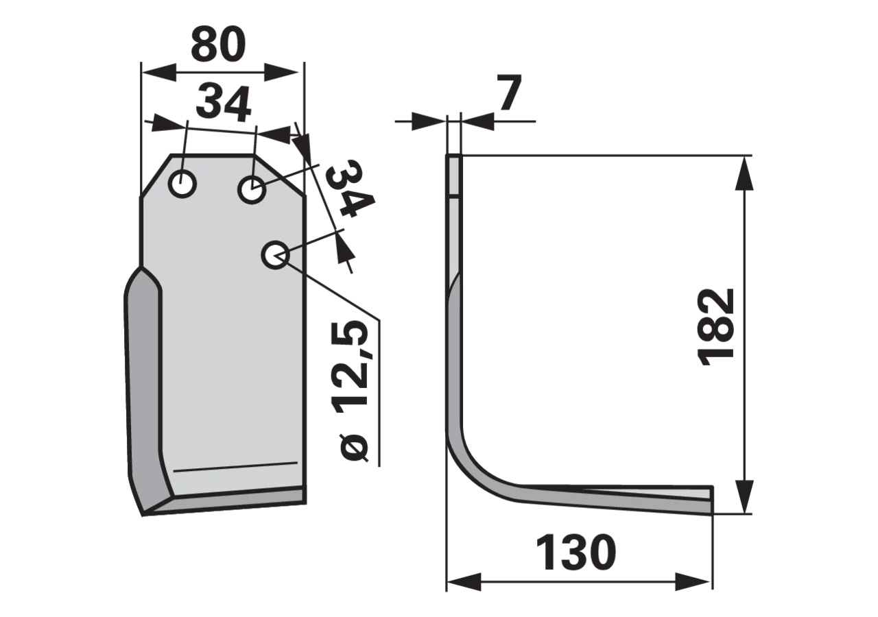 Winkelmesser rechts anstelle von Carraro 98714 GartenShop24 - Hochwertige Gartengeräte