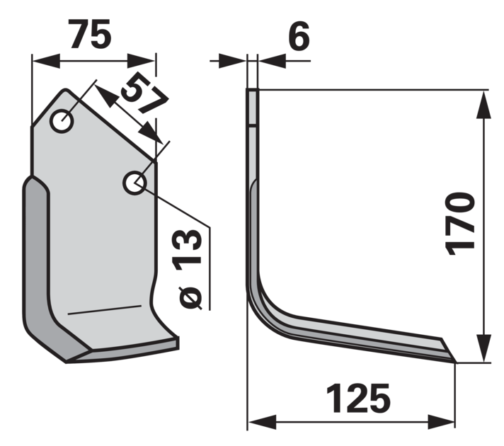 Winkelmesser rechts – Ersatz für Holder 1832442310 GartenShop24 - Hochwertige Gartengeräte