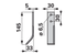 Bogenmesser links anstelle von Holder 2832440010 GartenShop24 - Hochwertige Gartengeräte