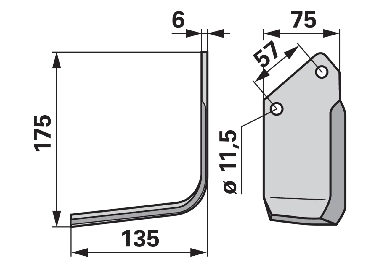 Winkelmesser links anstelle von Howard 9900 GartenShop24 - Hochwertige Gartengeräte