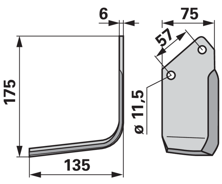 Winkelmesser links anstelle von Howard 9900 GartenShop24 - Hochwertige Gartengeräte