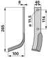Bogenmesser links anstelle von Howard 9941 GartenShop24 - Hochwertige Gartengeräte