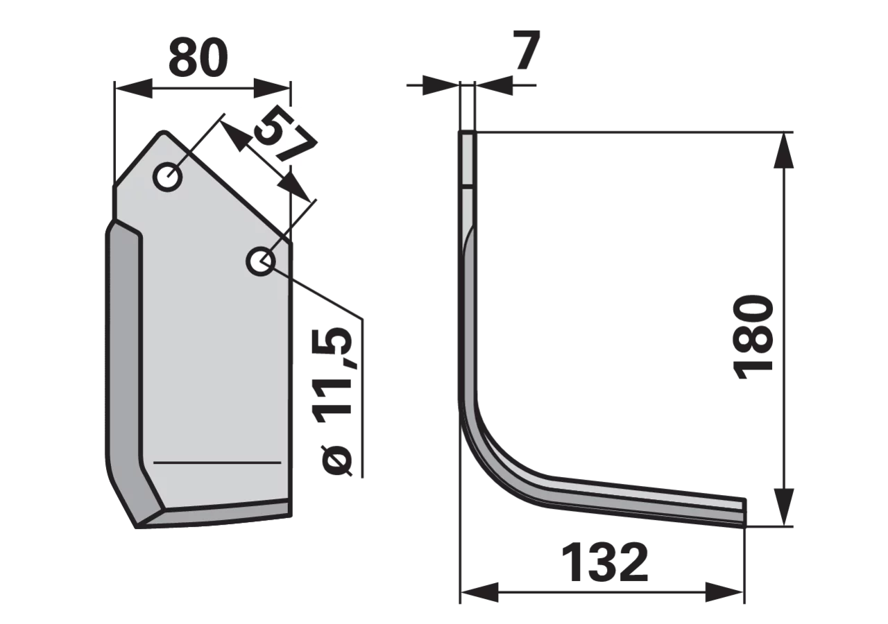Winkelmesser rechts anstelle von Howard 624400 GartenShop24 - Hochwertige Gartengeräte