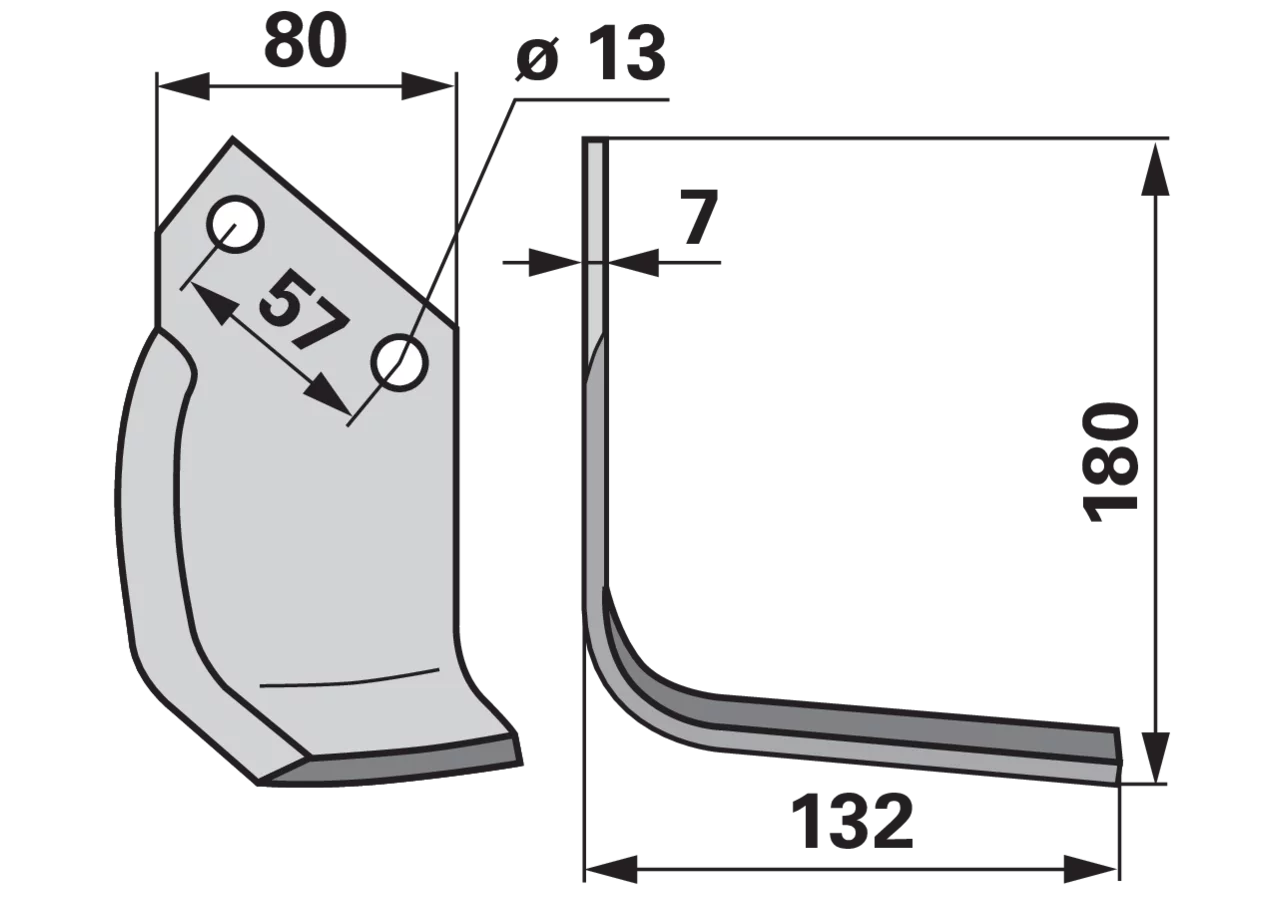 Winkelmesser rechts anstelle von Howard 3901 GartenShop24 - Hochwertige Gartengeräte