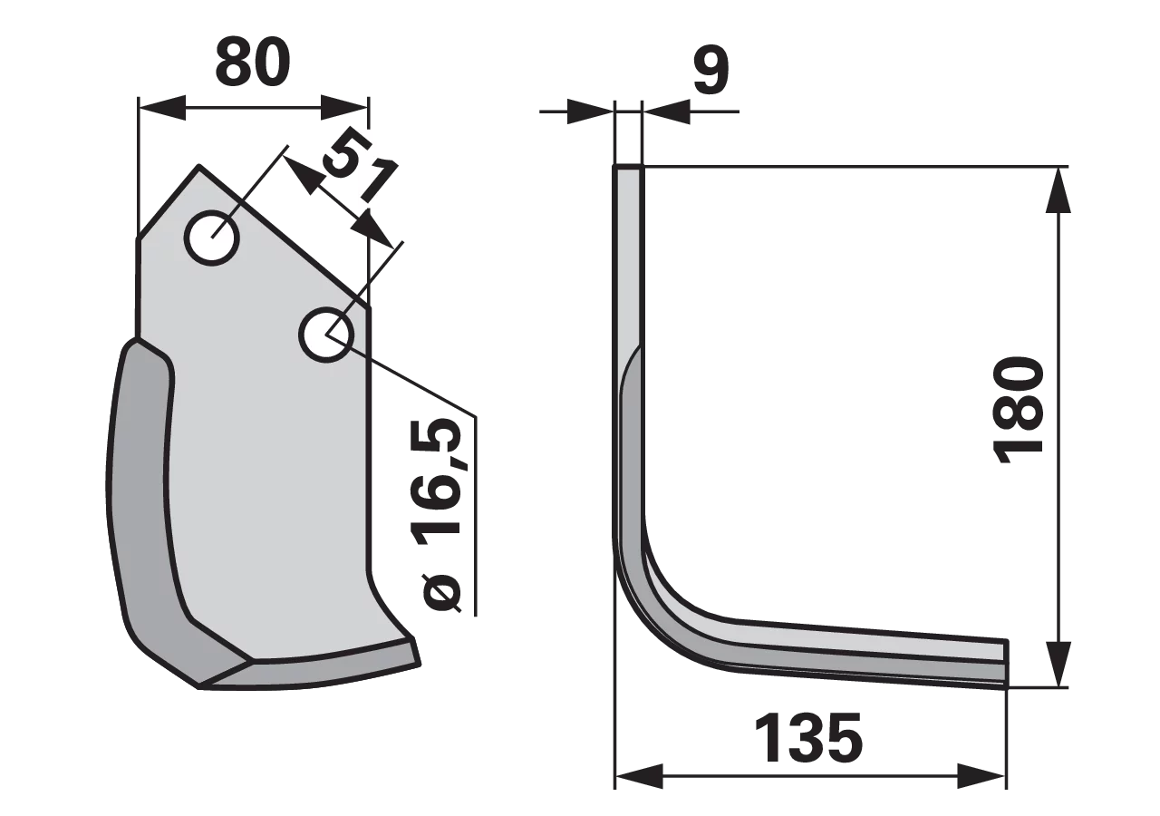 Winkelmesser rechts anstelle von Howard 9920 GartenShop24 - Hochwertige Gartengeräte