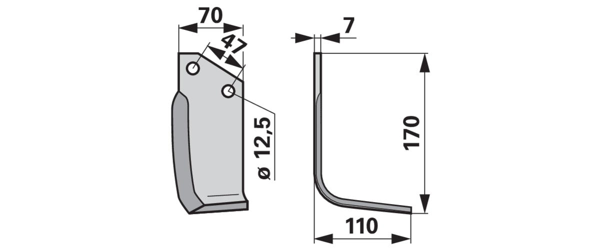 Winkelmesser rechts anstelle von Krobath 3112 GartenShop24 - Hochwertige Gartengeräte