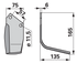 Winkelmesser rechts anstelle von Kuhn 52106300 GartenShop24 - Hochwertige Gartengeräte