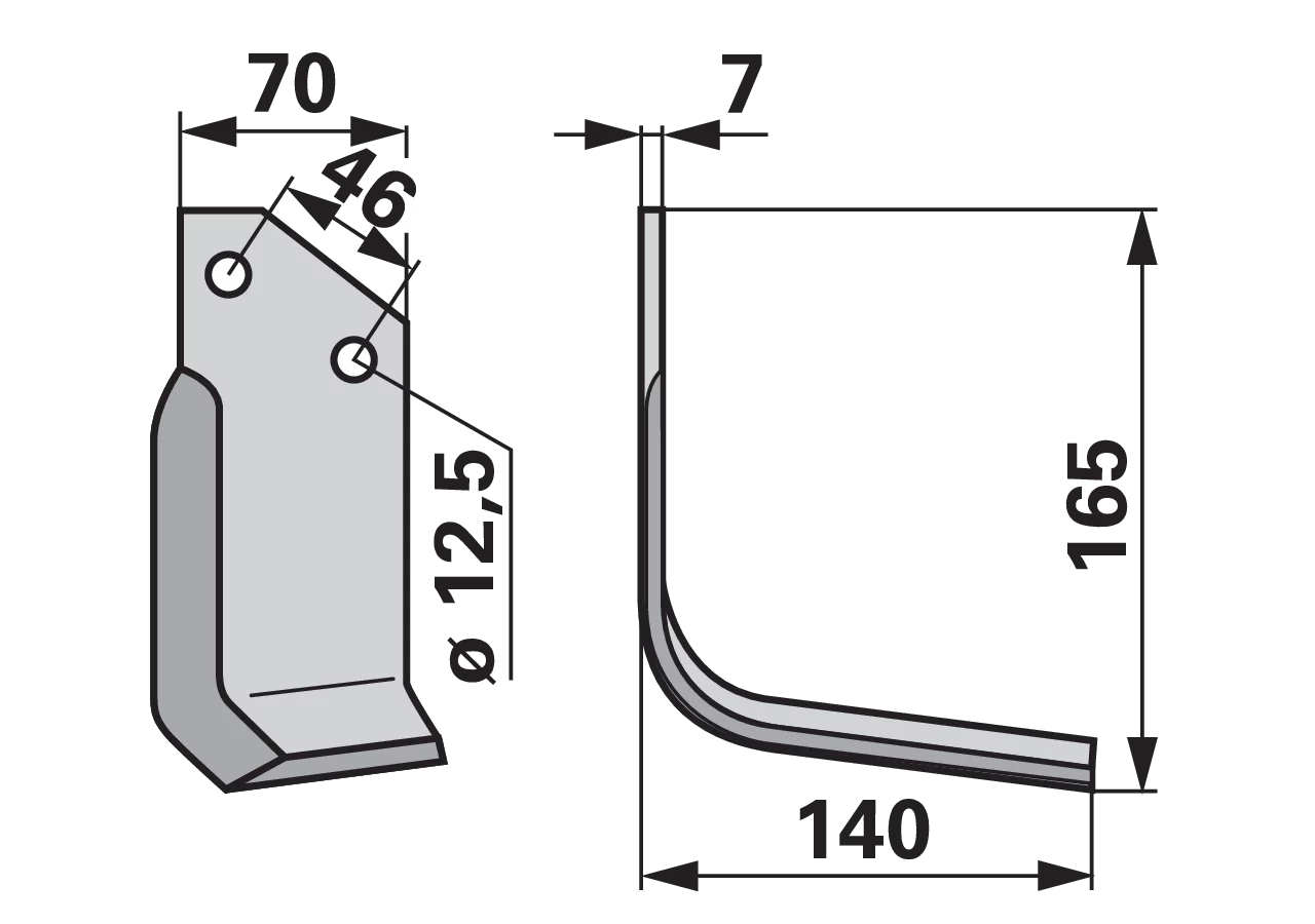 Winkelmesser rechts anstelle von Muratori 120022 GartenShop24 - Hochwertige Gartengeräte