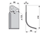Bogenmesser rechts anstelle von Proland 1500.02.002-0 GartenShop24 - Hochwertige Gartengeräte