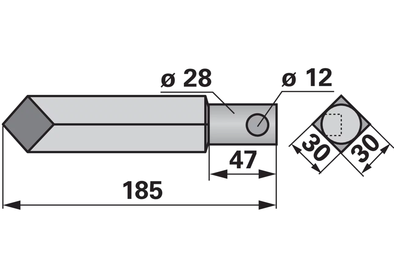 Rotorzinke anstelle von Rau E49048 GartenShop24 - Hochwertige Gartengeräte