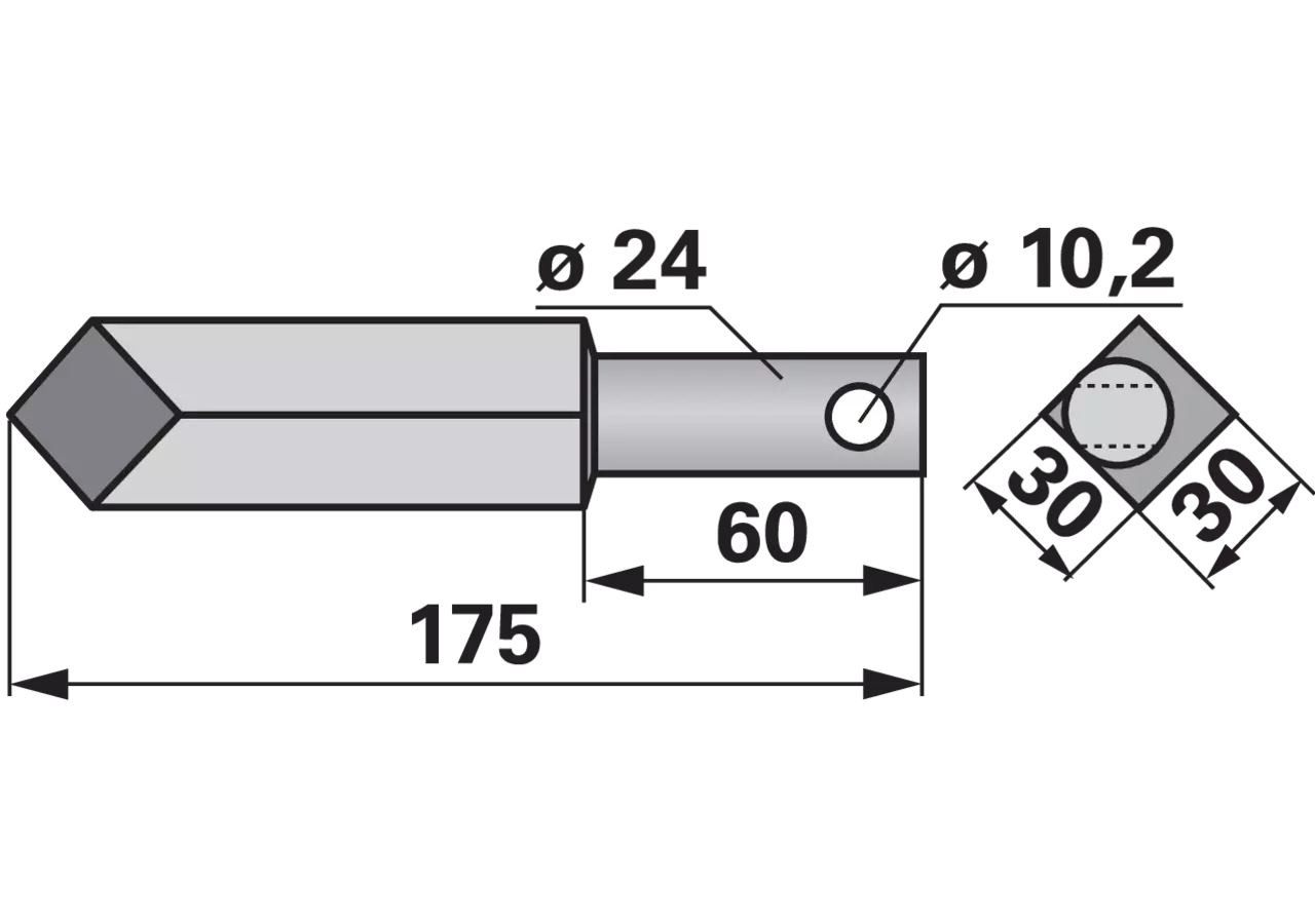 Rotorzinke anstelle von Rau E35920 GartenShop24 - Hochwertige Gartengeräte
