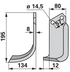 Bogenmesser links anstelle von Celli 722538 GartenShop24 - Hochwertige Gartengeräte