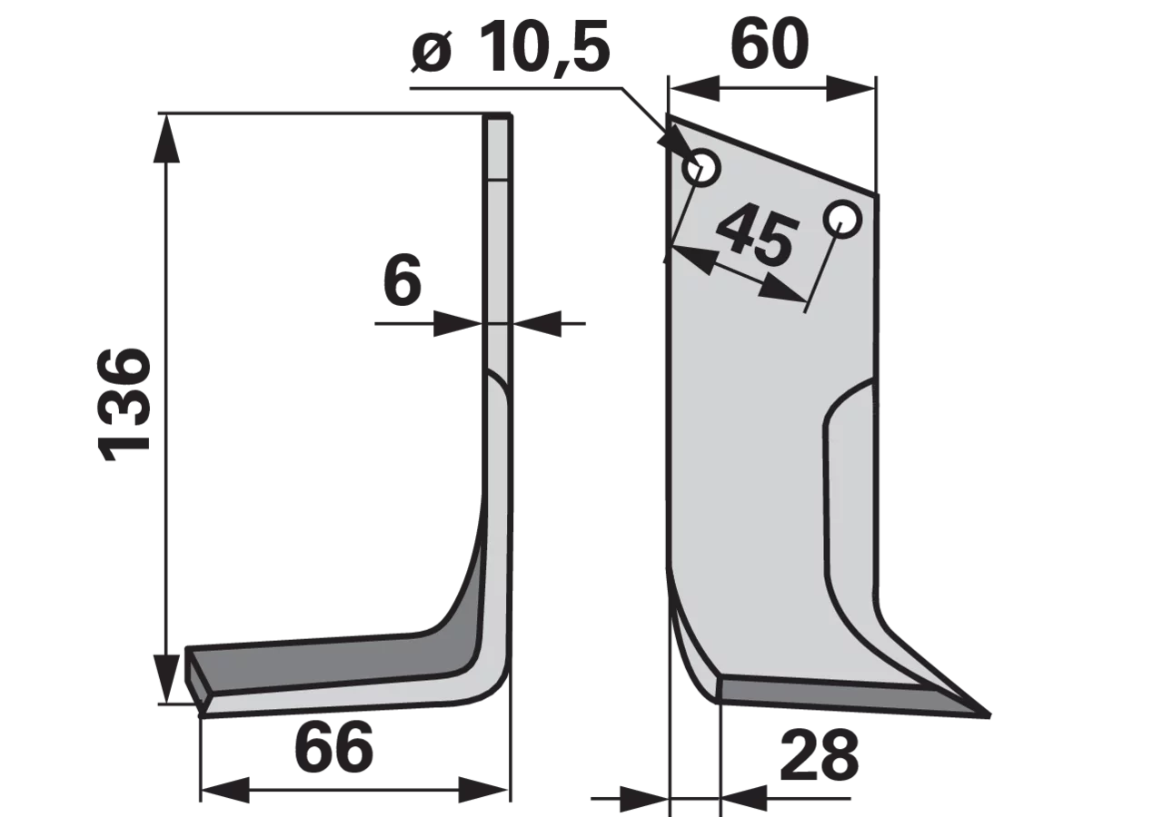 Winkelmesser links anstelle von Lipco 601436 GartenShop24 - Hochwertige Gartengeräte