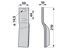 Fräsmesser rechts 50x10 Höhe 210 mm LA 44 für Bodenfräsen, Lochabstand 44 mm