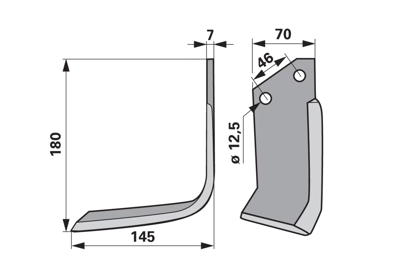 Winkelmesser links anstelle von Muratori 12002300 GartenShop24 - Hochwertige Gartengeräte