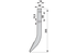 Fräshaken mit Hartmetallauflage L = 355 GartenShop24