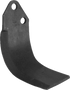Bogenmesser rechts – Fräsmesser 60 mm Breite, 127 mm Höhe, LA 35 mm GartenShop24 - Hochwertige Gartengeräte