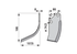 Bogenmesser links Alpego 01591 – Ersatzteil für Bodenfräsen, 80×137,5 mm