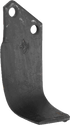 Bogenmesser rechts Badalini 50x54 mm – Materialstärke 6,5 mm, Rechtseinsatz
