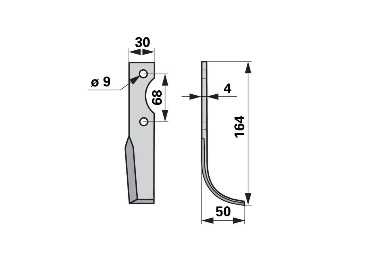 Winkelmesser rechts anstelle von Benassi 6CM006 GartenShop24 - Hochwertige Gartengeräte