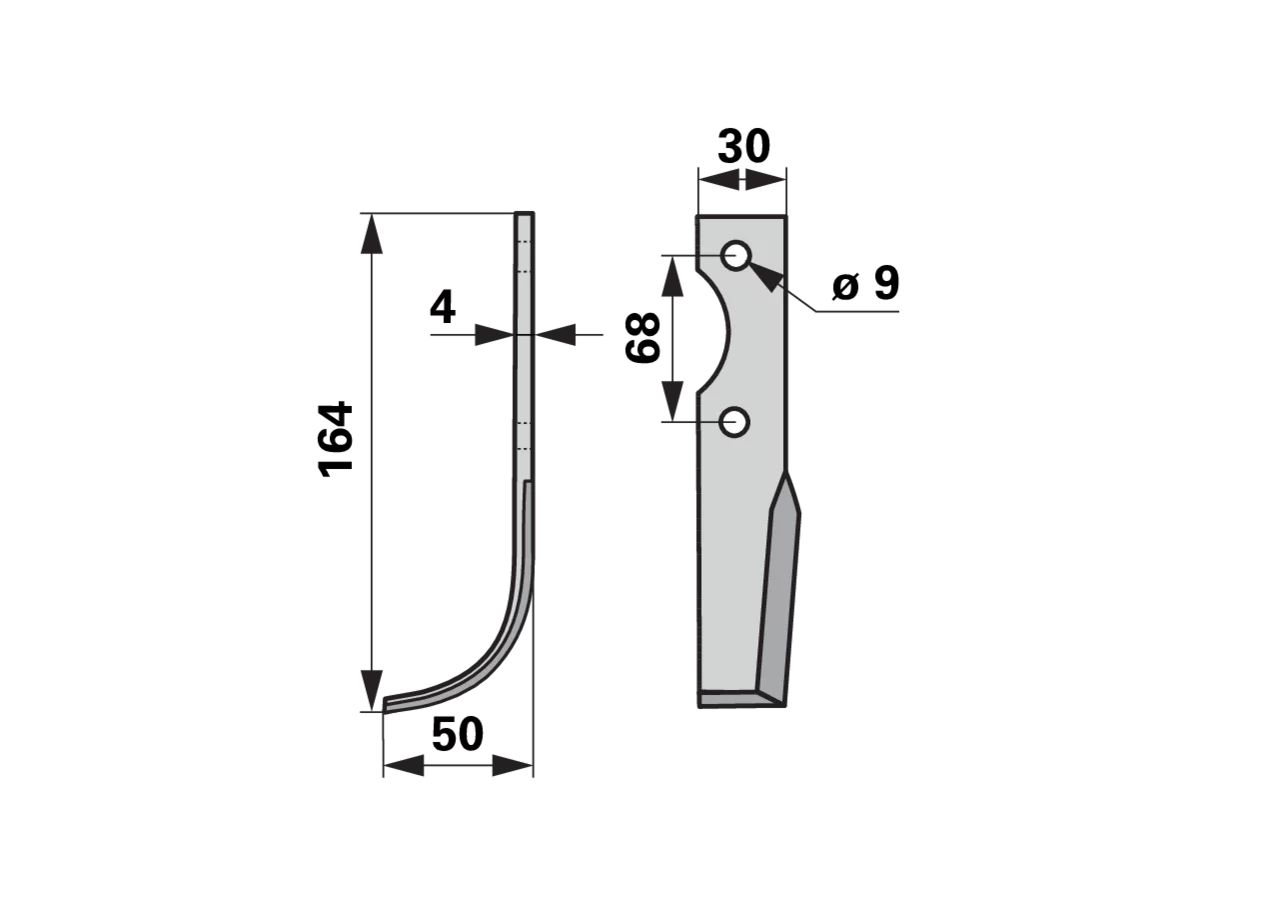 Winkelmesser links anstelle von Benassi 6CM007 GartenShop24 - Hochwertige Gartengeräte