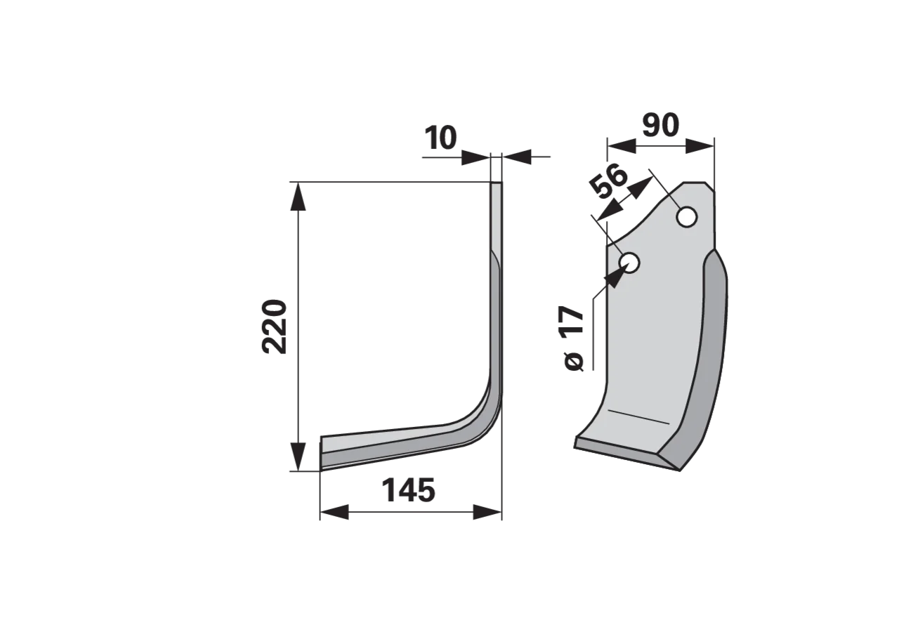 Winkelmesser links anstelle von Alpego MK0A00425 GartenShop24 - Hochwertige Gartengeräte