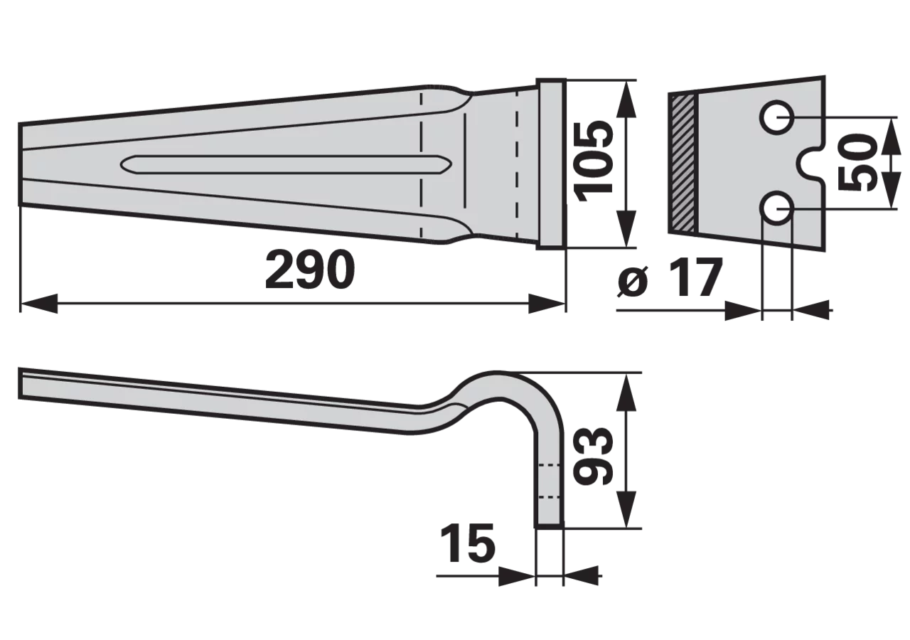 Kreiseleggenzinke gerade anstelle von Forigo RLM58001 GartenShop24 - Hochwertige Gartengeräte