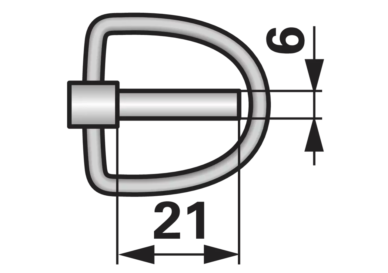 Klappstecker anstelle von Amazone DG086 GartenShop24 - Hochwertige Gartengeräte
