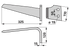 Kreiseleggenzinke rechts, anstelle von Maletti MAE030146 GartenShop24 - Hochwertige Gartengeräte