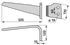 Kreiseleggenzinke rechts, anstelle von Maletti MAE030146 GartenShop24 - Hochwertige Gartengeräte