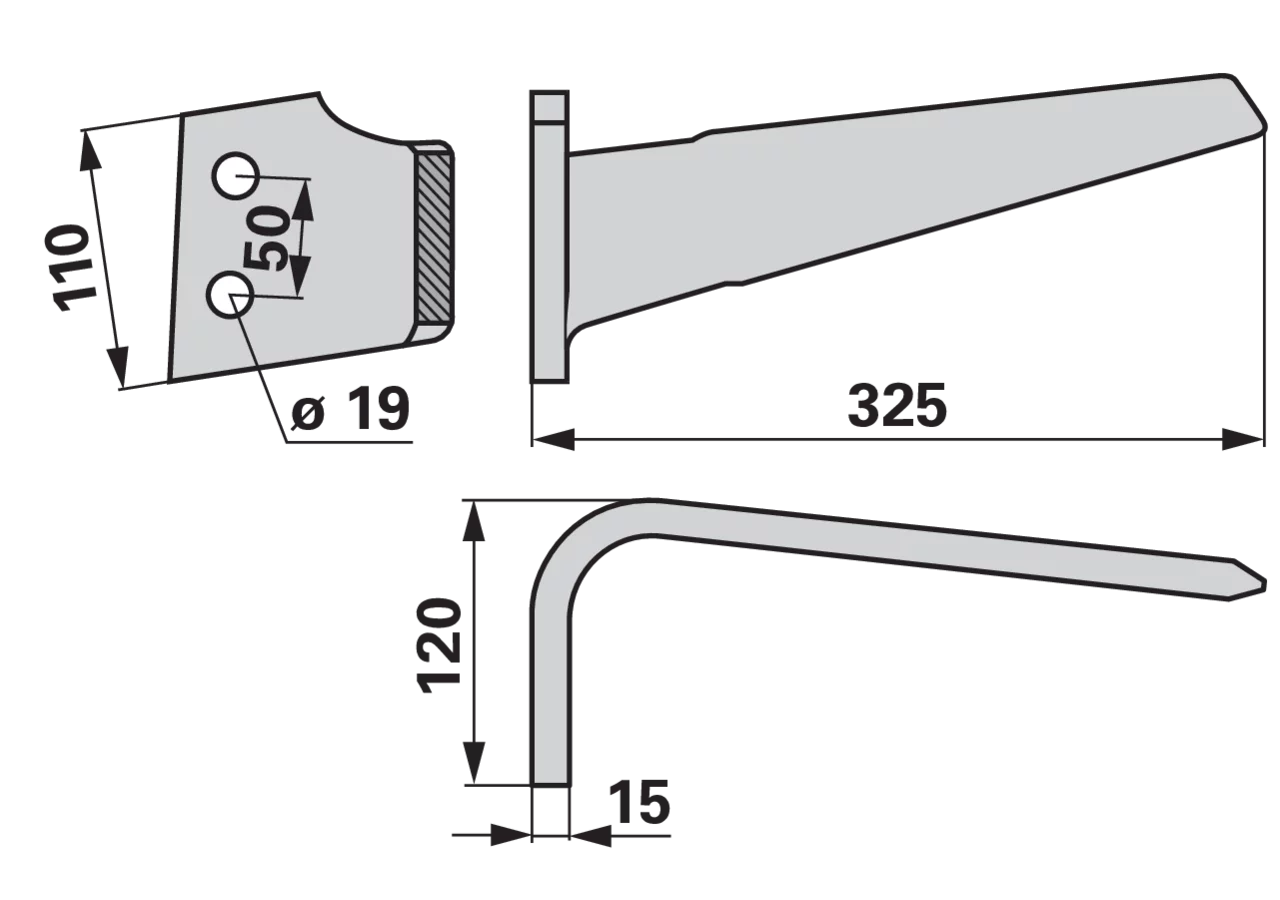 Kreiseleggenzinke links anstelle von Maletti MAE040146 GartenShop24 - Hochwertige Gartengeräte