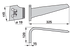 Kreiseleggenzinke links anstelle von Maletti MAE040146 GartenShop24 - Hochwertige Gartengeräte