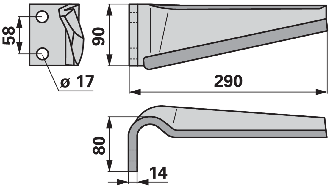Kreiseleggenzinke links anstelle von Carraro 155217 GartenShop24 - Hochwertige Gartengeräte