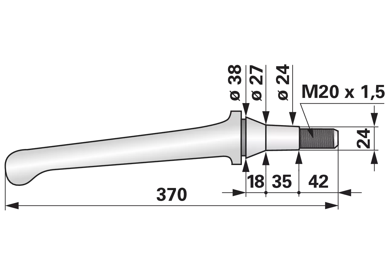 Kreiseleggenzinke gerade anstelle von Lely 1.1632.1487.0 GartenShop24 - Hochwertige Gartengeräte